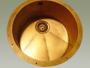 Lavello cucina rame